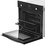 Духовой шкаф Hyundai HEO 6642 BG черный/серебристый