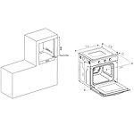 Духовой шкаф Hyundai HEO 6642 BG черный/серебристый