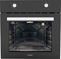Духовой шкаф Hyundai HEO 62312 BG черный/серебристый