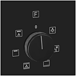 Духовой шкаф Hyundai 6006.03 BG черное стекло