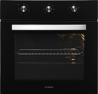 Духовой шкаф Hyundai HEO 66311 BG черный/серебристый