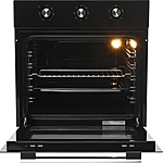 Духовой шкаф Hyundai HEO 66311 BG черный/серебристый