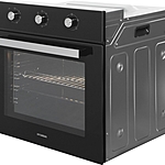 Духовой шкаф Hyundai HEO 66311 BG черный/серебристый