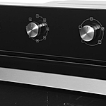 Духовой шкаф Hyundai HEO 66311 BG черный/серебристый