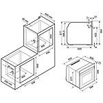 Духовой шкаф KRONA ESSENZA 60 S G2 черный/нержавеющая сталь