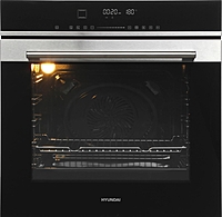 Духовой шкаф Hyundai HEO 6773 IX черный/нержавеющая сталь