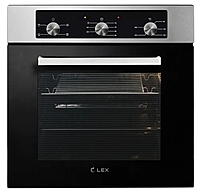 Духовой шкаф Lex EDM 042 IX нержавеющая сталь/черный