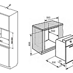 Духовой шкаф Lex EDM 042 IX нержавеющая сталь/черный
