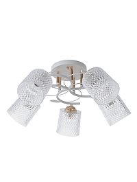 Люстра 20140/5, 3хE27, 60Вт, белый/золото