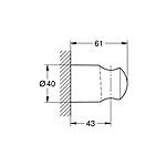 Держатель душевой лейки GROHE Relexa 28605000 хром