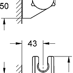 Держатель душевой лейки GROHE Relexa 28623000 хром