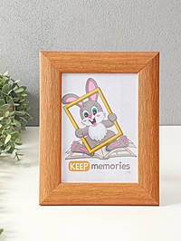 Фоторамка для фото 15х21 см "Luxe Elegance" пластик, бежевый, (пластик экран)