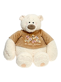 Мягкая игрушка «Медведь Тато в кофейной майке», 37 см