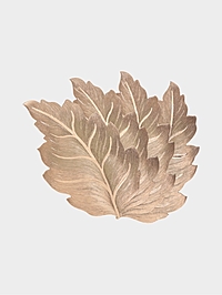 Набор салфеток для стола Доляна «осенний лист», 49×29 см, 4 шт, ПВХ, цвет золото