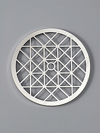 Крышка металлическая для вазы "Классик" d-15 см, серебро