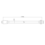 Шланг для душа OLIVE'S F0401 1,5 150 см хром