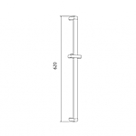 Душевая стойка GROSS AQUA Edge Matt Black GA338MB черный