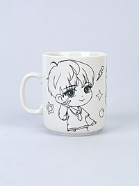 Кружка керамика под роспись акрилом «Милые друзья» (без краски)