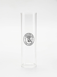 Ваза стеклянная для цветов «Счастливая», 6×20 см, 530 мл