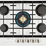 Варочная поверхность HIBERG VM 7155 W белое стекло