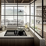 Варочная поверхность Elica NIKOLATESLA FIT BL/A/72 с вытяжкой черный