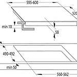 Варочная поверхность Gorenje GI6401WSC индукционная белый