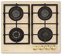 Варочная поверхность Hyundai HHG 6434 BE бежевый