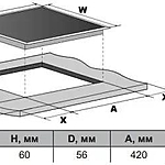 Варочная поверхность Darina 6P EI3302 B индукционная черный