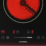 Варочная поверхность Hyundai HHE 3286 BG черный