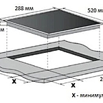 Варочная поверхность Hyundai HHE 3285 BG черный