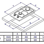 Варочная поверхность Weissgauff HGG 320 BGL черный