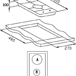 Варочная поверхность Weissgauff HGG 320 BGR черный