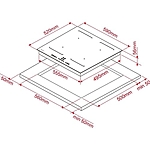 Варочная поверхность Monsher MHI 6026 индукционная черный