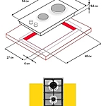 Варочная поверхность Simfer H30V20M570 нержавеющая сталь