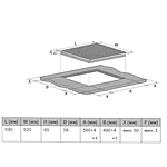 Варочная поверхность Gorenje GI6401BSCE индукционная черный