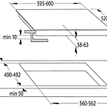 Варочная поверхность Gorenje GI6421BX индукционная черный