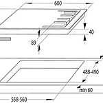 Варочная поверхность Gorenje GW641XHF нержавеющая сталь