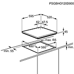 Варочная поверхность Electrolux KGG6456K черный