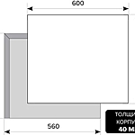 Варочная поверхность Lex GVS 642-1 IX нержавеющая сталь