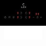 Варочная поверхность Lex EVH 6040 M BL черный