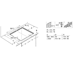 Варочная поверхность Bosch PUG61KAA5E индукционная черный