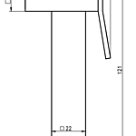 Набор для биде Savol SK-PQT06H черный