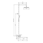 Душевая система Prohanss P31.24.05 сатин