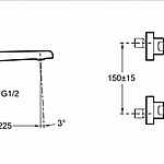 Смеситель-термостат для ванны Jacob Delafon Avid E97386-CP