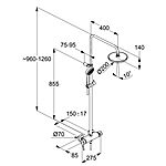 Душевая система KLUDI LOGO NEO 6808505-00 хром