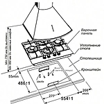 Варочная поверхность Gefest ПВГ 2231-02 Р3 газ на стекле черный