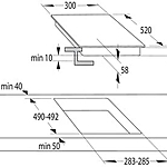 Варочная поверхность Gorenje GI3201BC индукционная черный