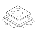 Варочная поверхность Oasis P-MBRT черный