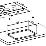 Варочная поверхность Oasis P-MIRP бежевый