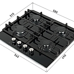 Варочная поверхность Oasis P-GEB черный